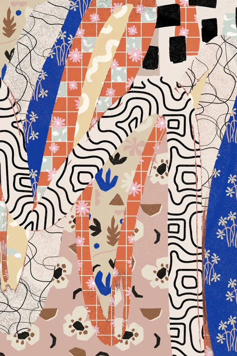 Pattern Play No 04 tela da treechild