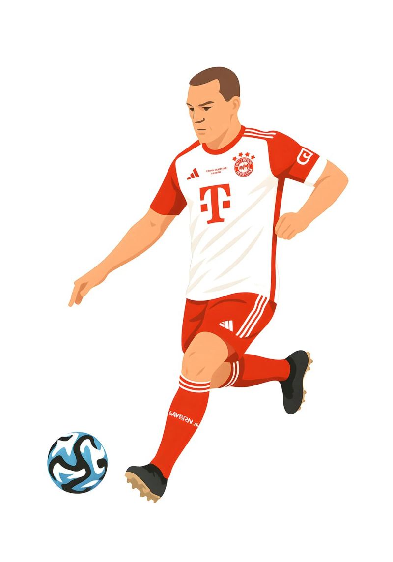 Joshua Kimmich Minimalist poster de MoviesArt