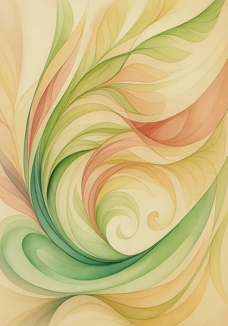 bladeren abstracte tekening ilustratie poster met aluminium frame van danine