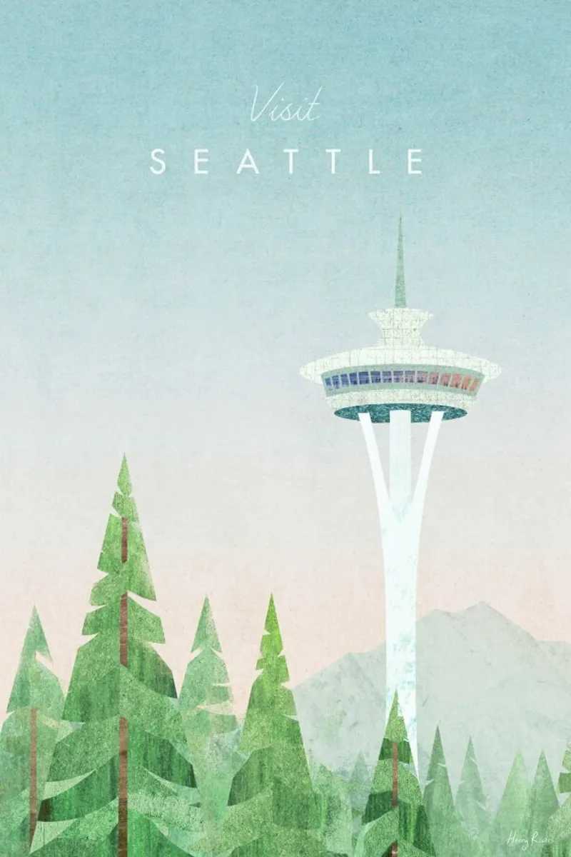 Seattle pellicola backlit da Henry Rivers