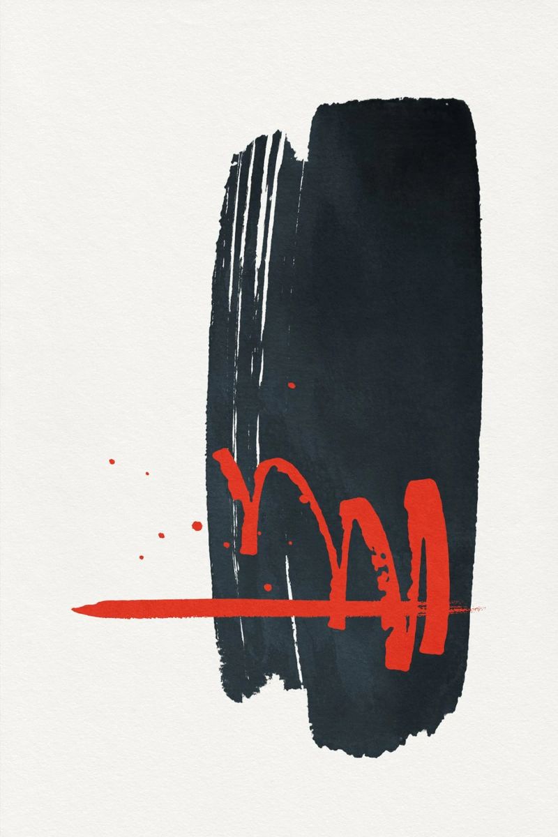 Ink Work 001 poster van amini54
