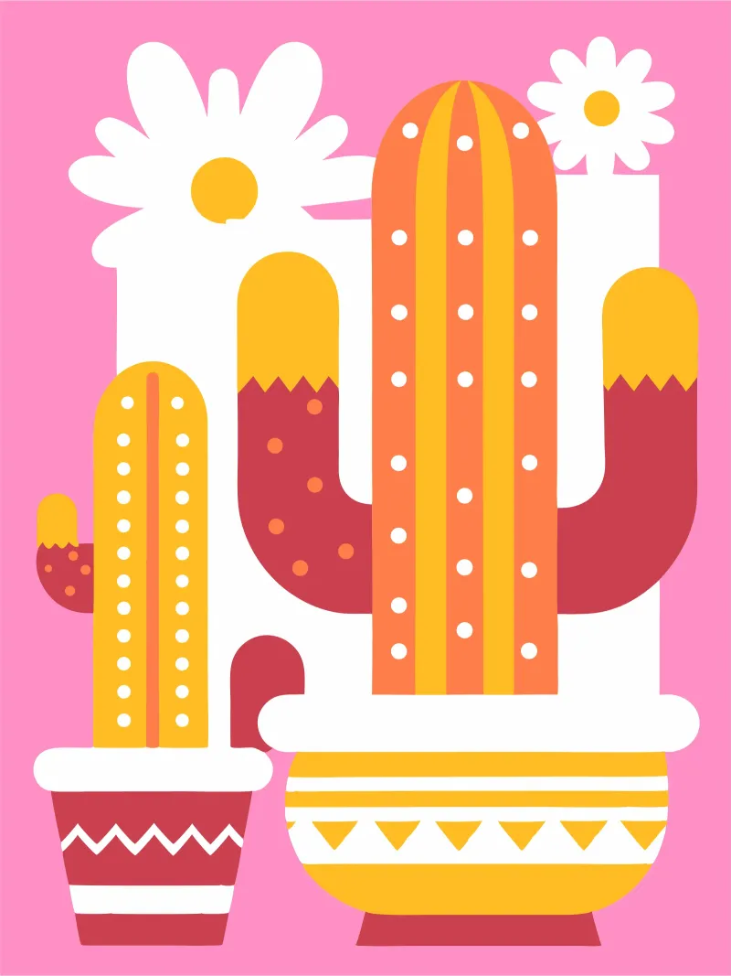 Piante di cactus plexiglass da FLOWER PLACE SHOP