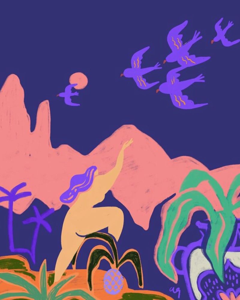 Fly South poster by Arty Guava