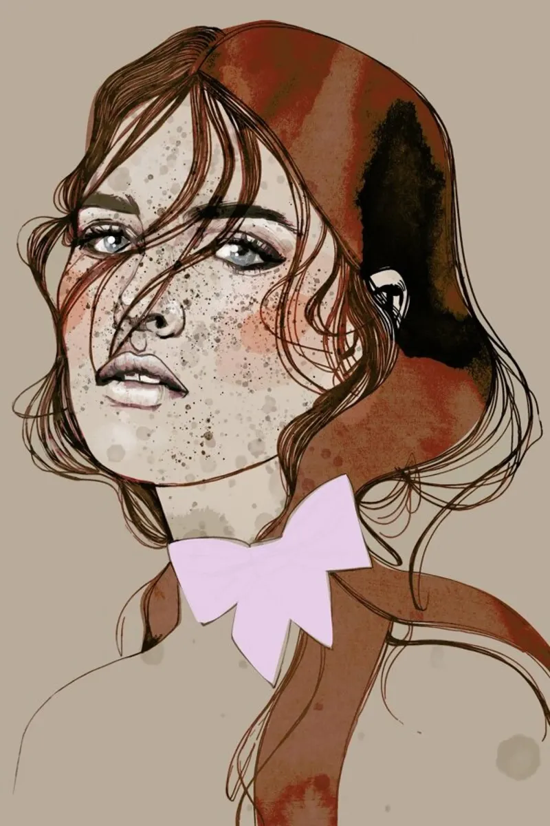Freckles Red pellicola backlit da Agnes KR Patience