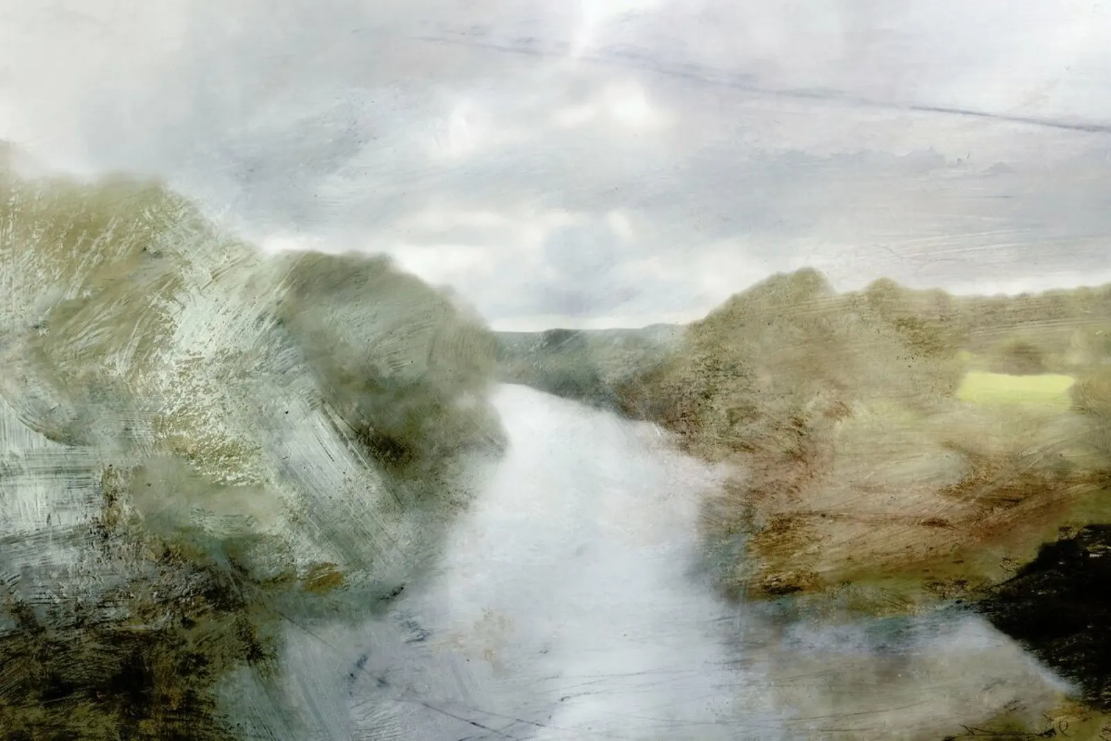 Riverside carta hahnemühle da Dan Hobday