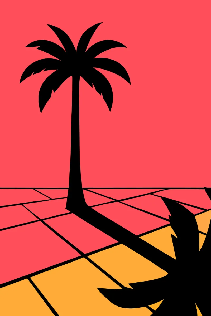 Neon Tropic pellicola backlit da SMPLE