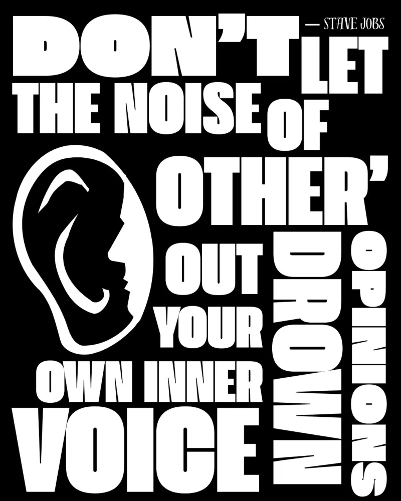 citazioni - Steve Jobs poster con telaio in alluminio da moraaGP