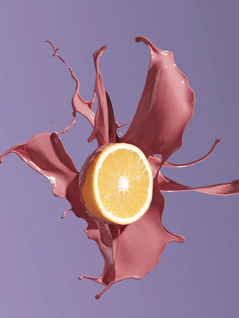 Orange Splash poster da Kyla Elaine