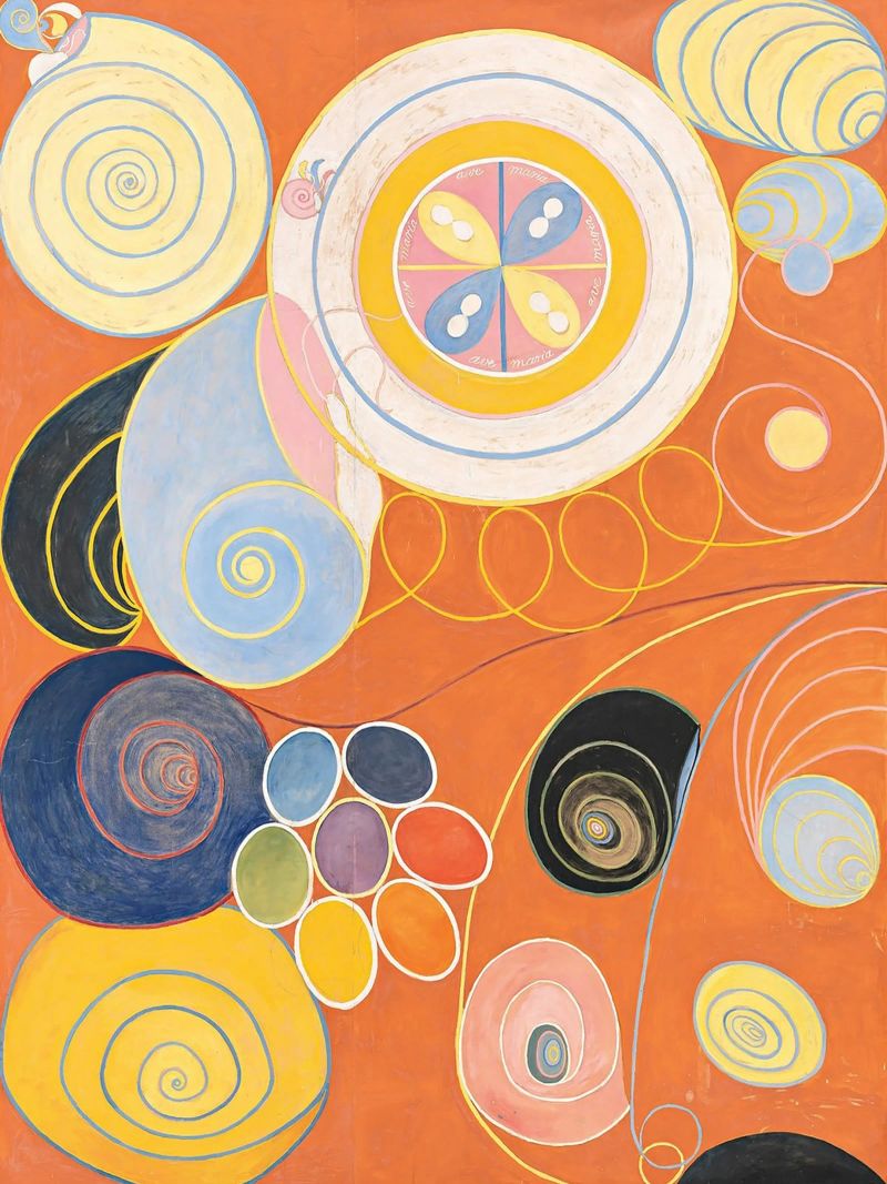 Group IV, No. 3: Youth from Hilma af Klint 1907 poster by Venus Art