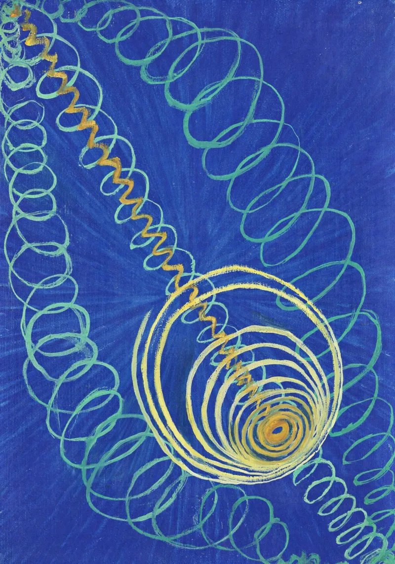 Caos primordiale n. 16 - Hilma af Klint pellicola backlit da Venus Art