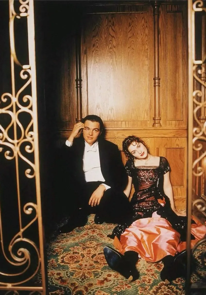 Jack and Rose Titanic tela con Cornice a cassetta da Attaboy Dsgn
