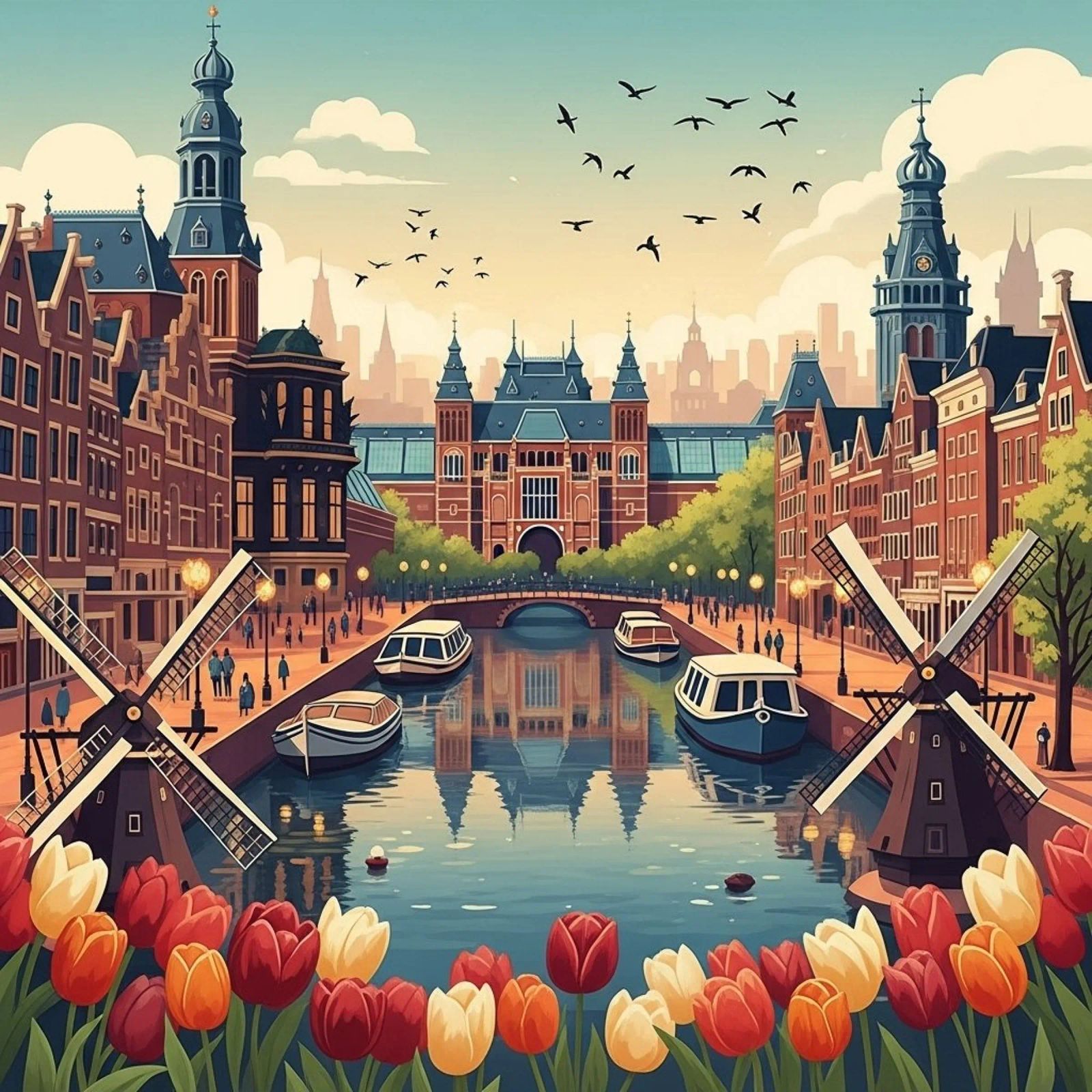 Europe's Finest - Amsterdam poster van Europe's Finest