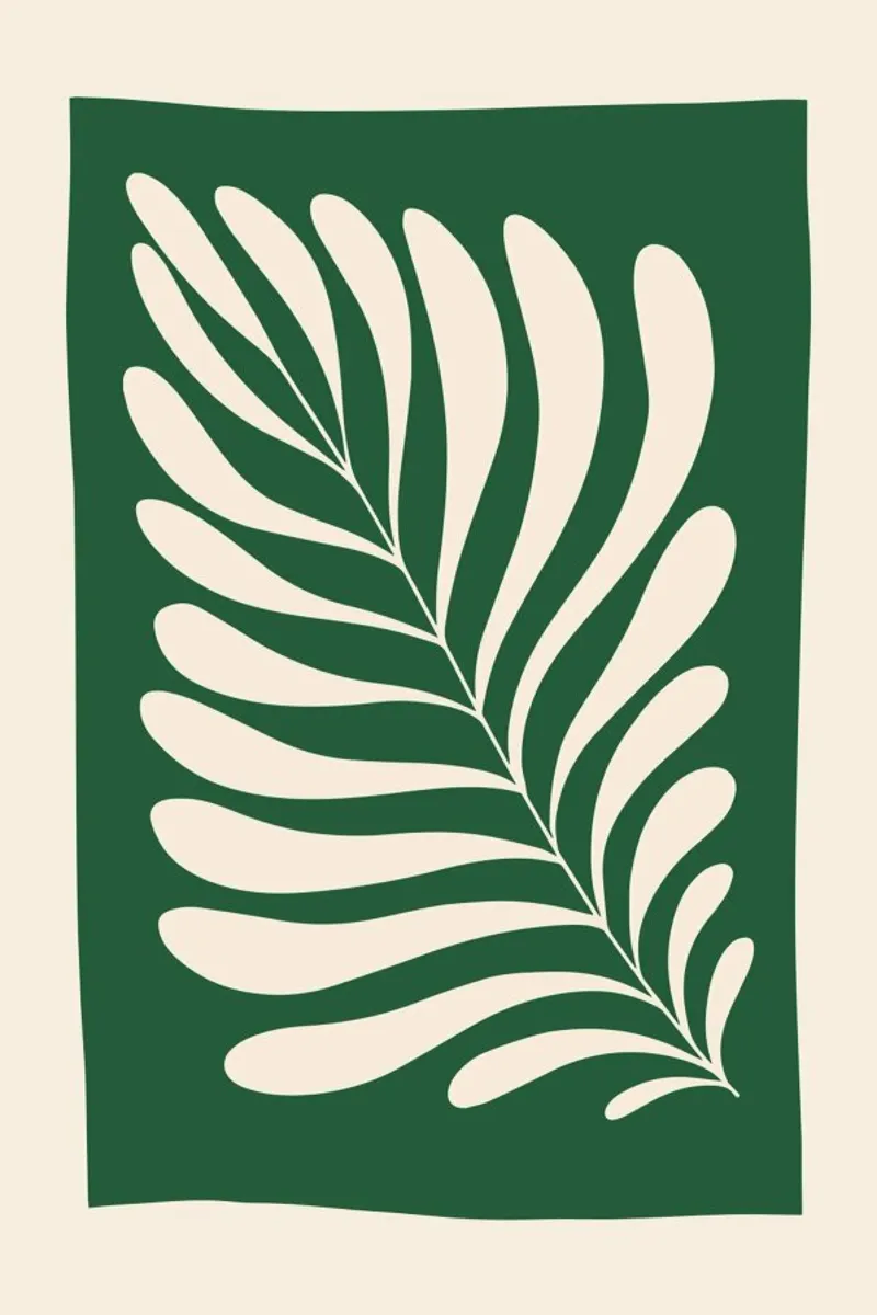Fern in Green pellicola backlit da Pure