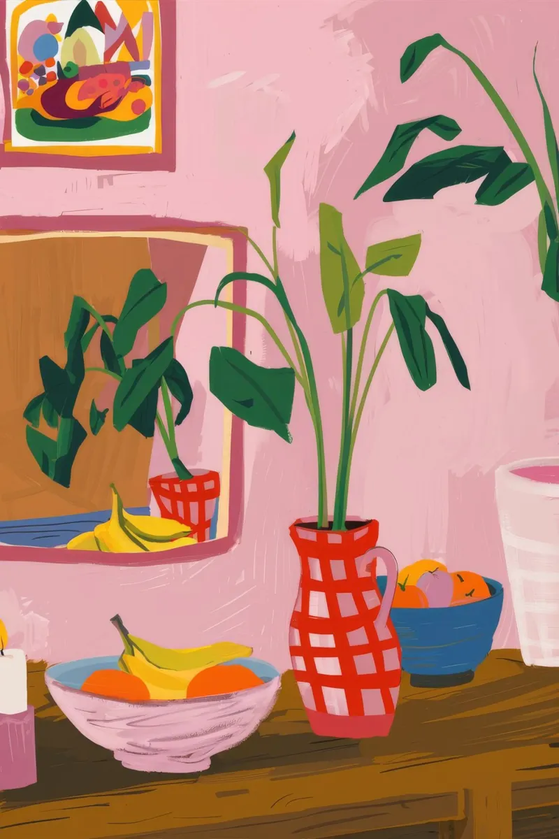 Delizia della cucina tropicale poster con telaio in plastica da Aurora Muse