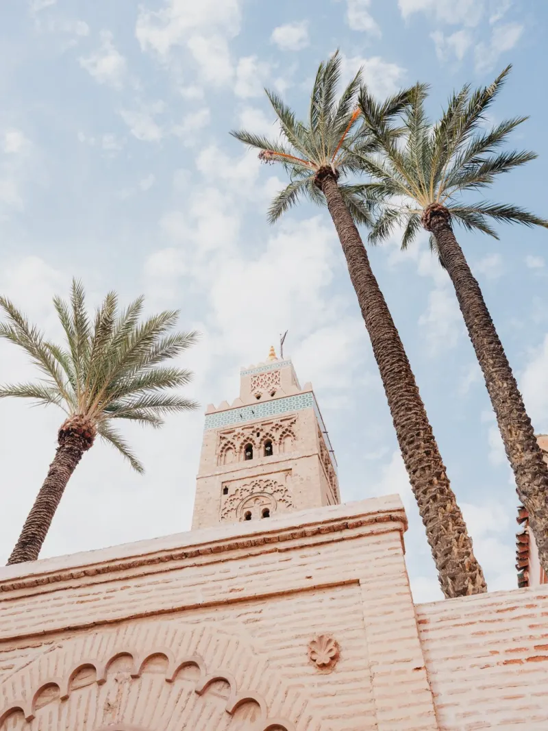 Mosque in Marrakesh pellicola backlit da photolovers