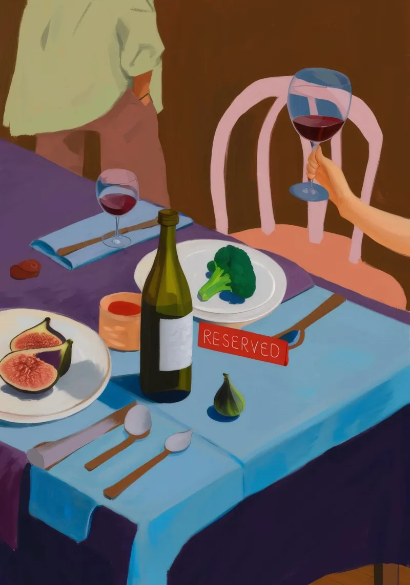 Romantisches Abendessen Vibe Hahnemühle von Aurora Muse