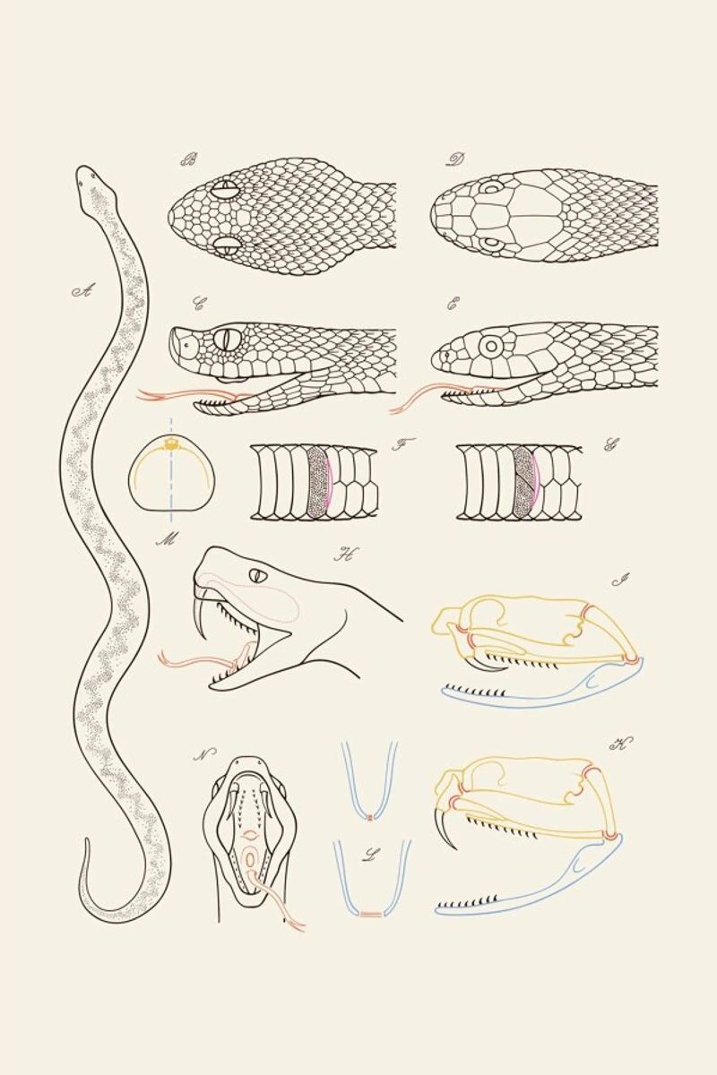 Serpent toile de Astër