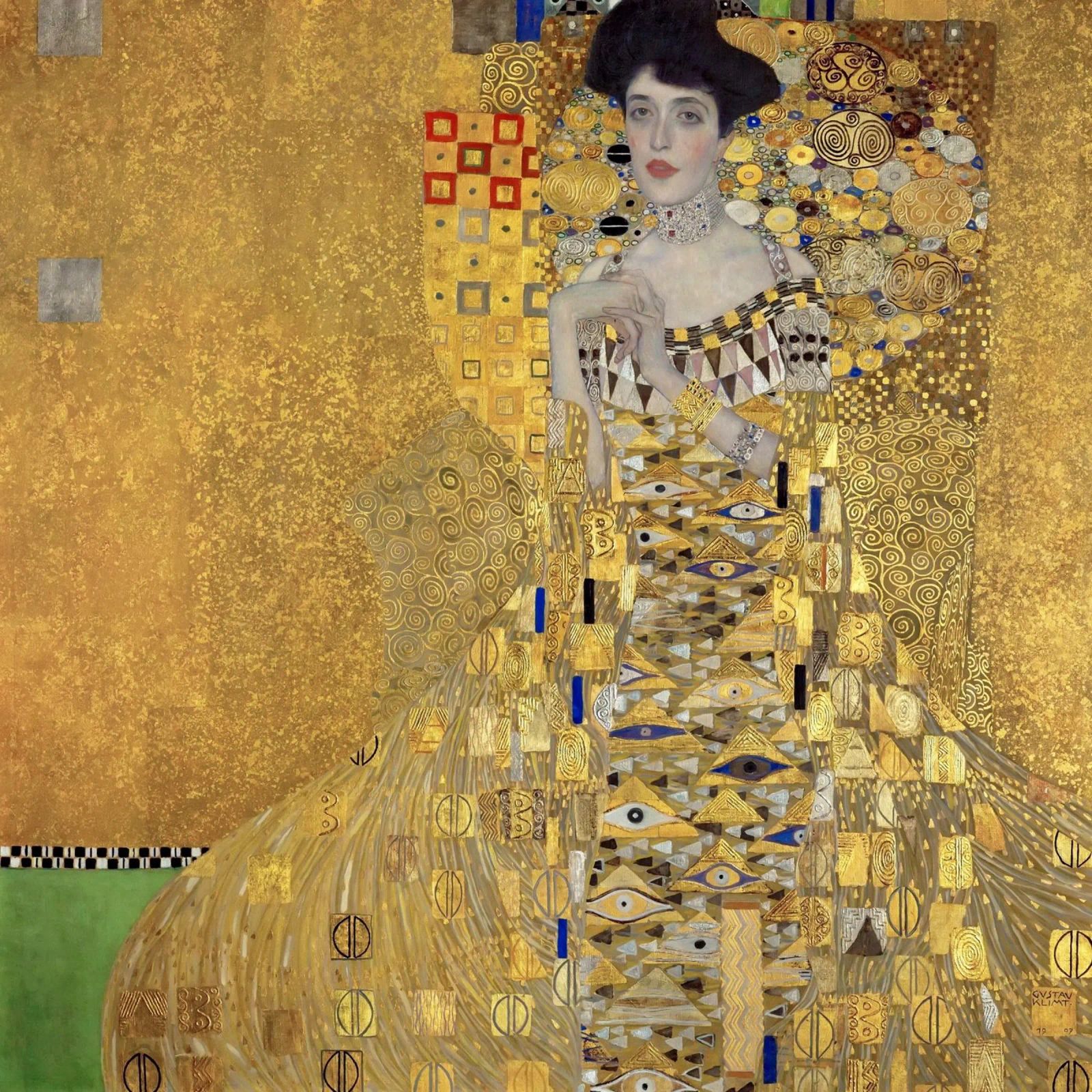 Portrait of Adele Bloch-Bauer I by Gustav Klimt poster by Classic Art Prints