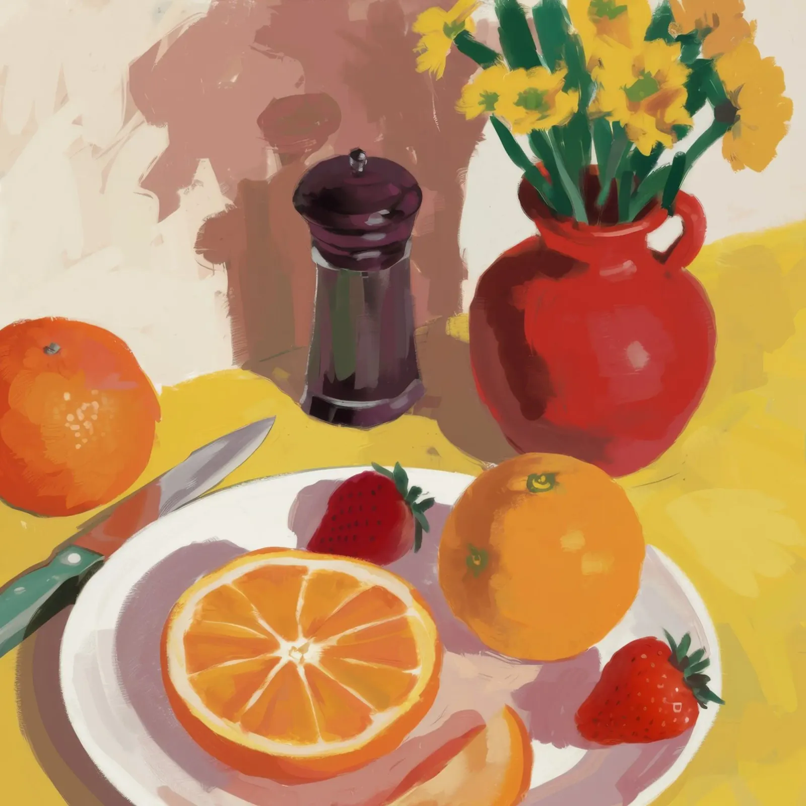 Palette Citrus Morning pellicola backlit da Aurora Muse