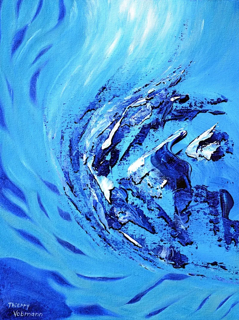 DREAMCATCHER. pellicola backlit da Thierry Vobmann Abstract painting