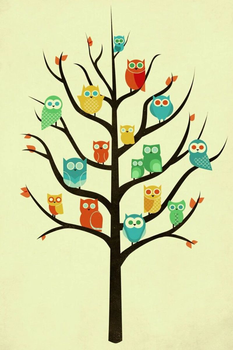 Owl Welcome poster de Jay Fleck