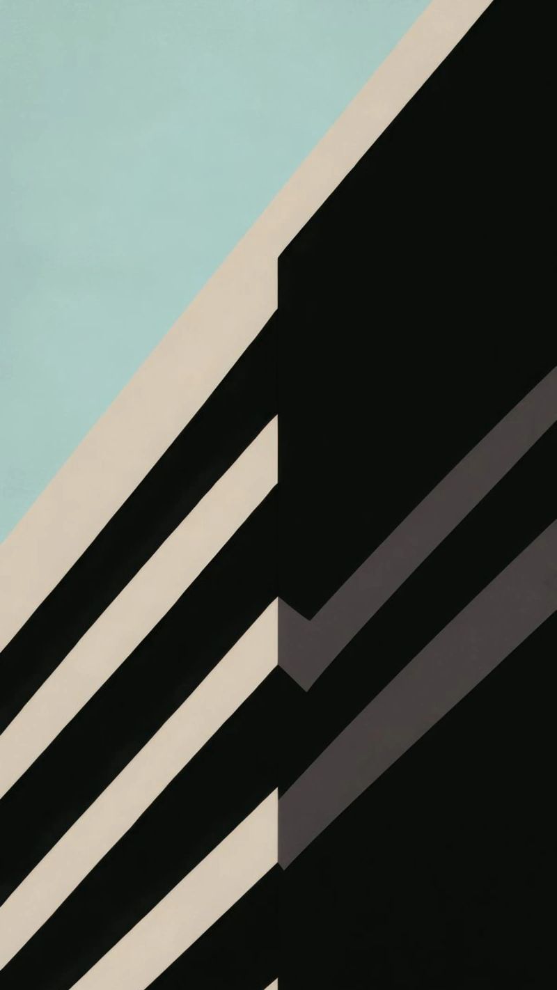 Helsinki Graphic - Architektonische Abstraktion Poster von Minimalistic