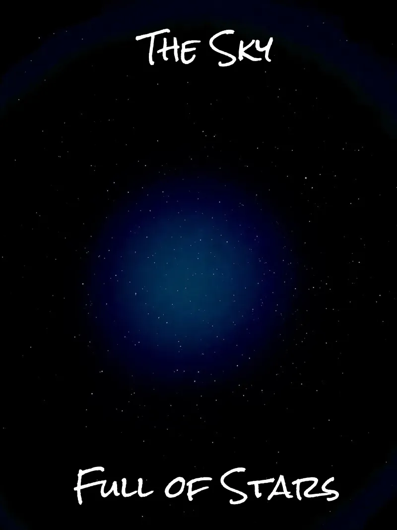 Il cielo pieno di stelle poster con telaio in alluminio da RealLifeMoments