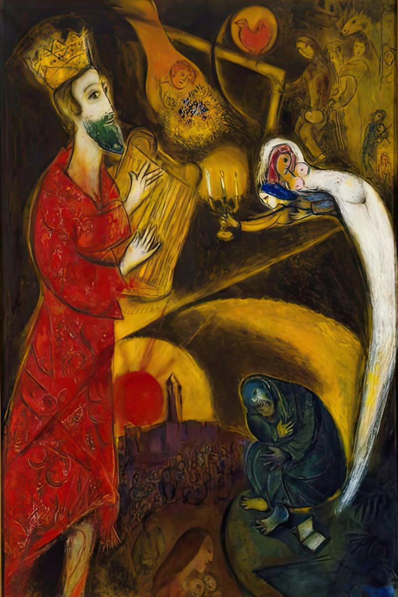 Marc Chagall Re David poster da MC Exhebition