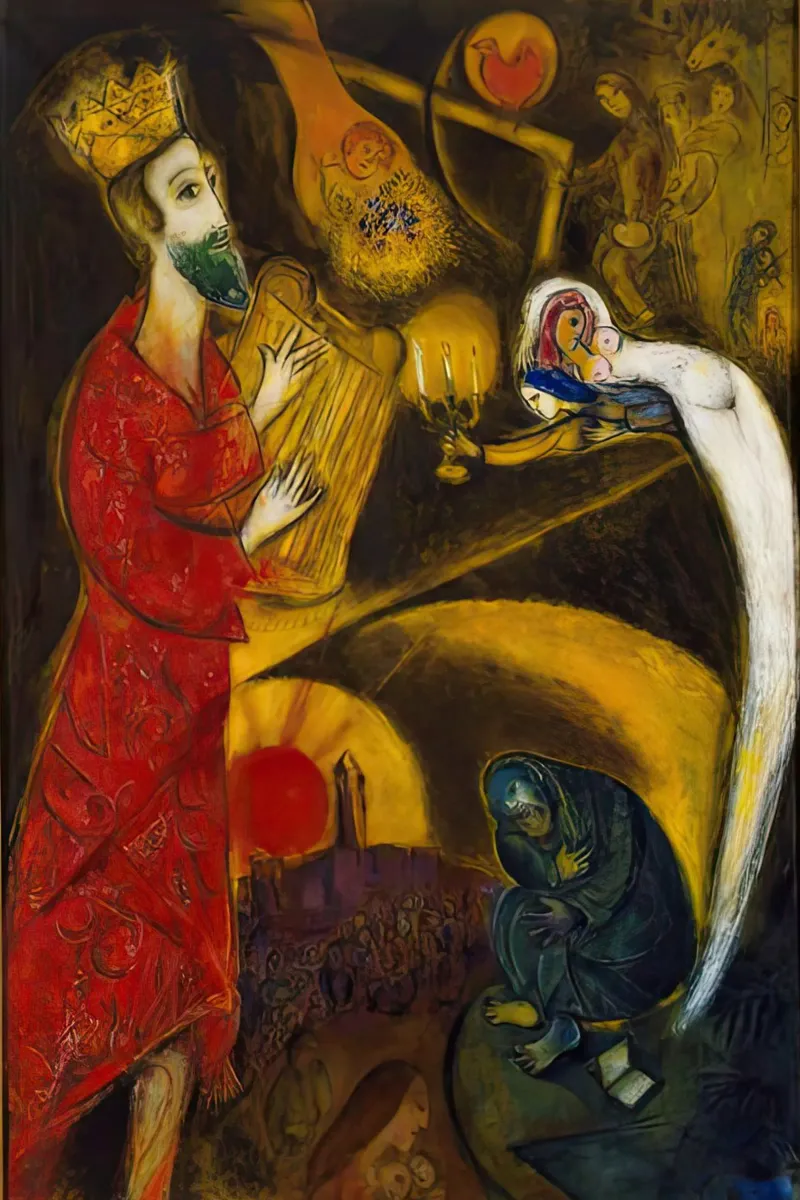 Marc Chagall Re David pannello forex da MC Exhebition