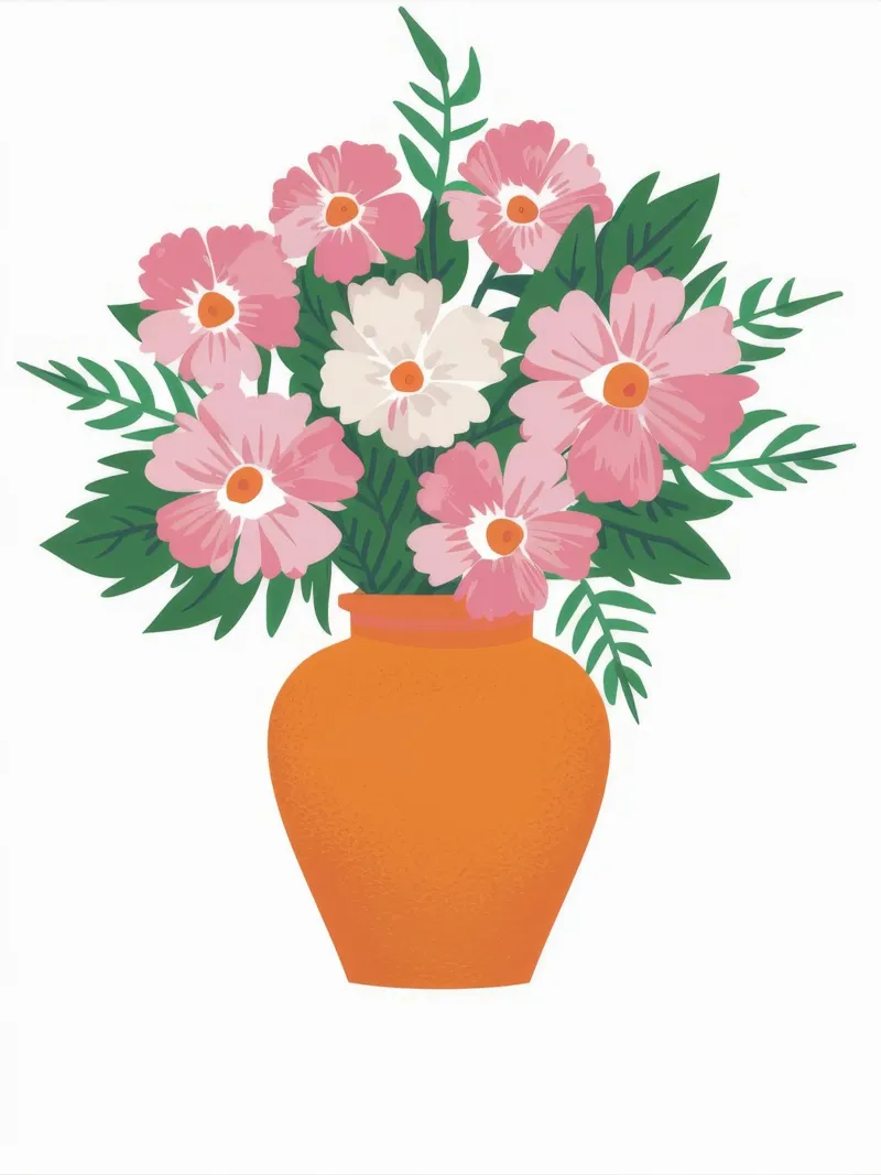 Terracotta Daisy Glow carta hahnemühle da Terra Tone