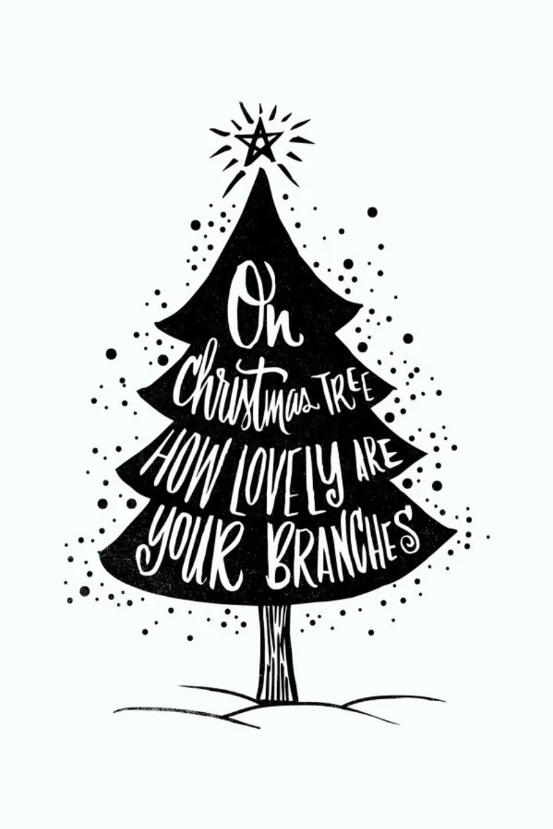 Oh Christmas Tree plexiglass da Matthew Taylor Wilson