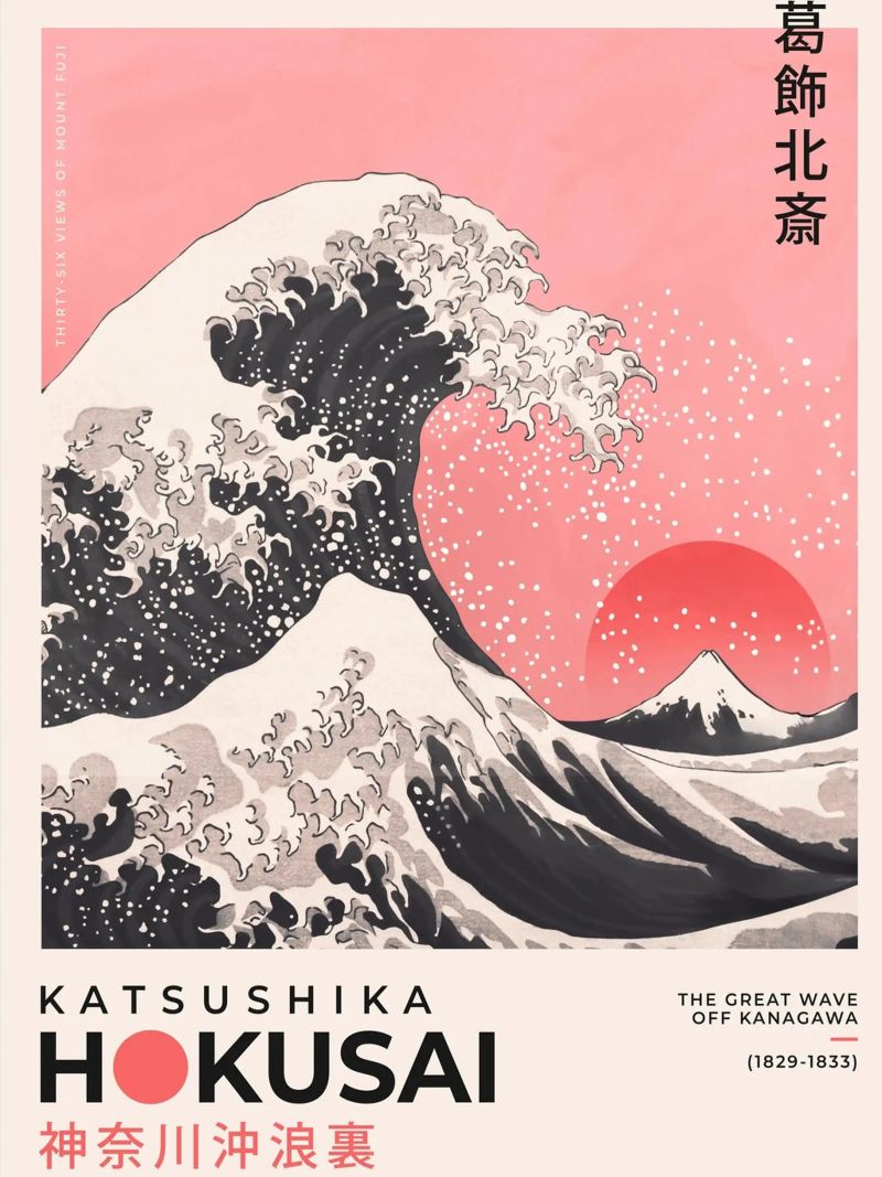 Katsushika Hokusai - The Great Wave Off Kanagawa poster by Greatest idea
