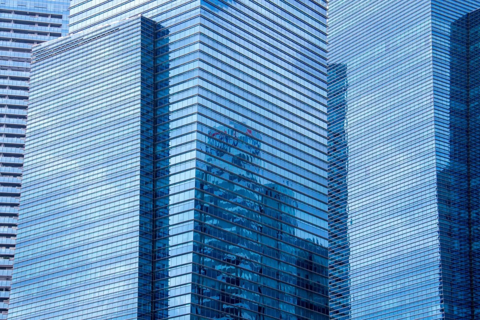 skyscraper grass canvas by Bleu