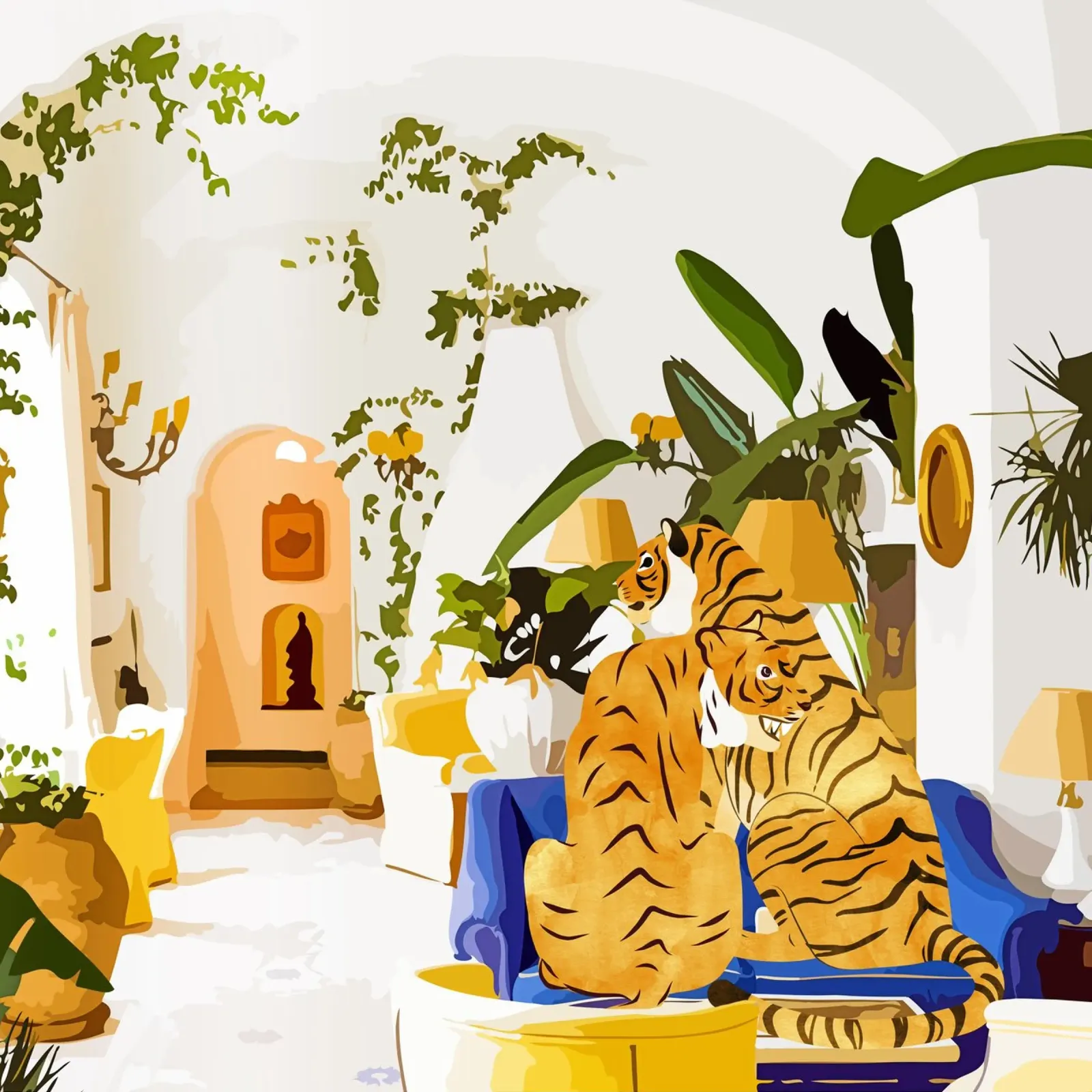 Villa della Riserva delle Tigri poster da 83oranges