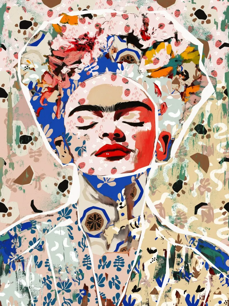 Pattern Play No 18 (Frida) pellicola backlit da treechild