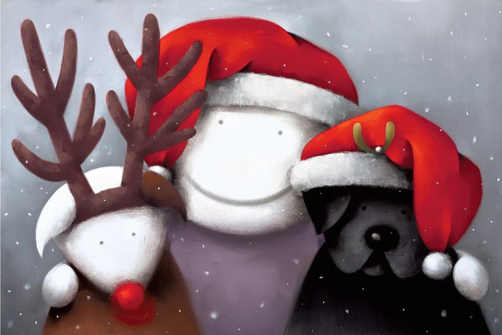 Ho Ho Ho door Doug Hyd poster van Hyde Hi
