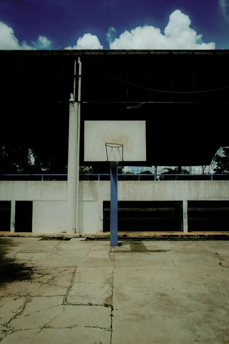 Just a Hoop poster con telaio in plastica da Philipp Reinhard