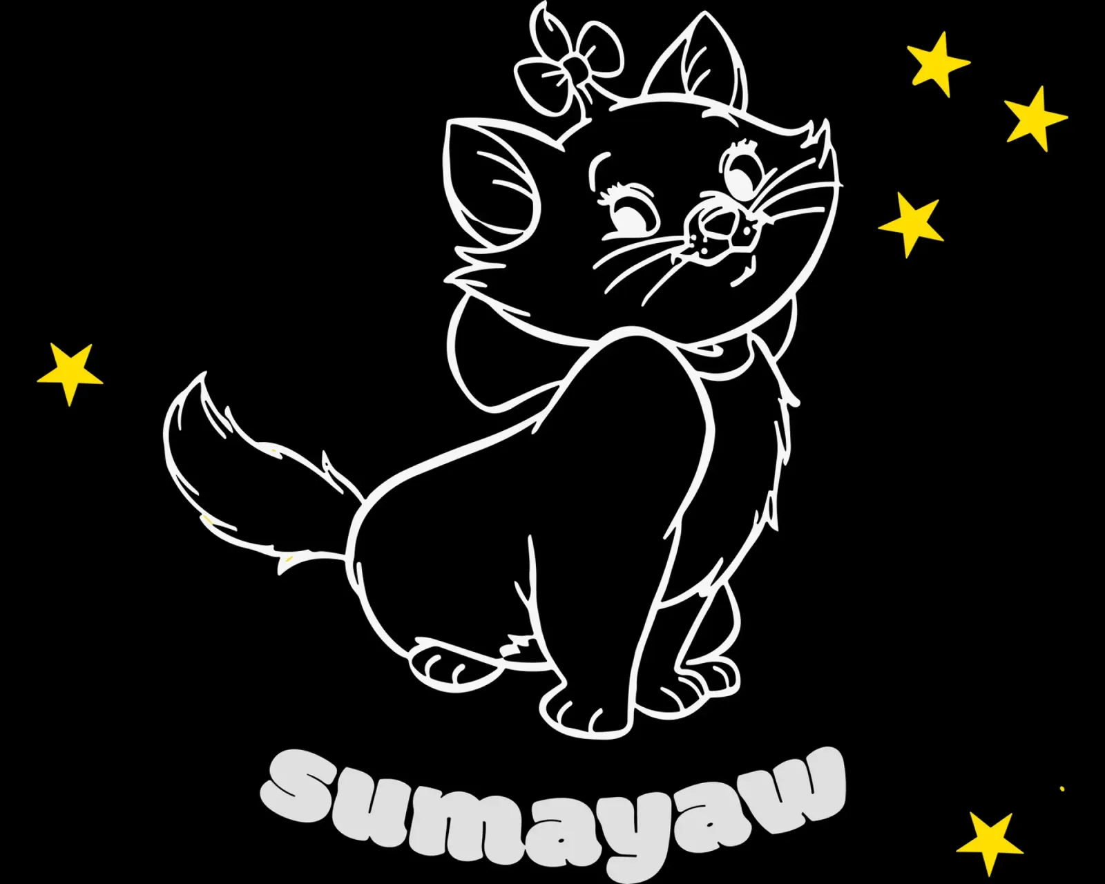 Gatto Sumayaw pellicola backlit da Green