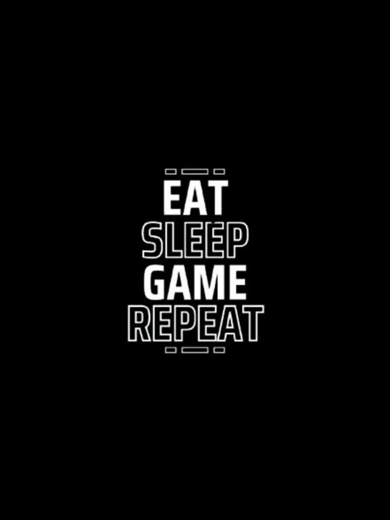 Eat Sleep Game Repeat hahnemühle by Olivia Creator