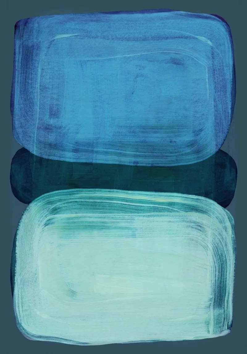 Color Shapes 2X alluminio dibond da Mareike Böhmer