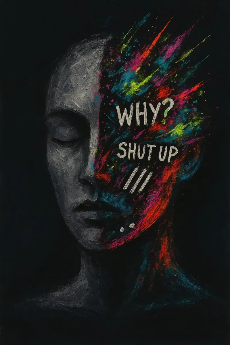 Why? Shut Up. | Limited Statement Piece pellicola backlit da Art.Piece