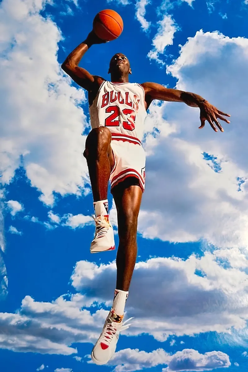 Michael Jordan Springen Poster von Danielshop
