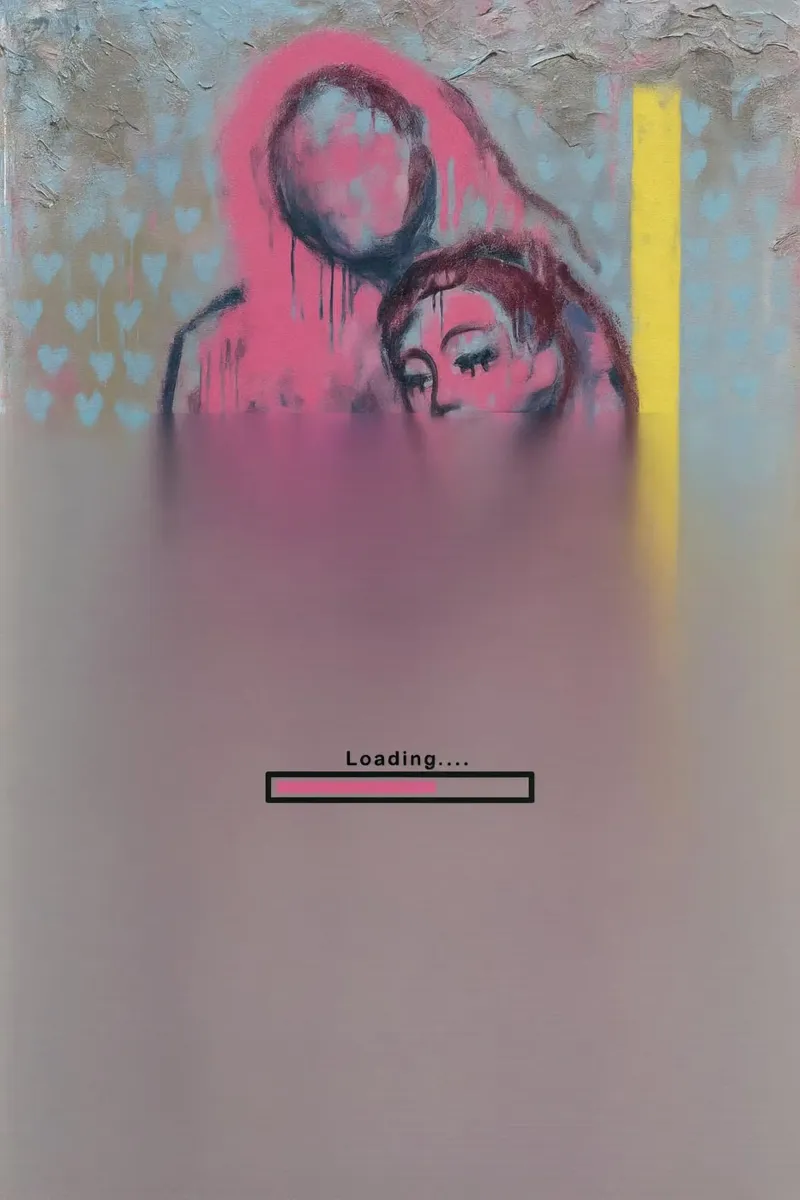 Feelings Still Loading | Limited Edition poster con telaio in legno da Art.Piece