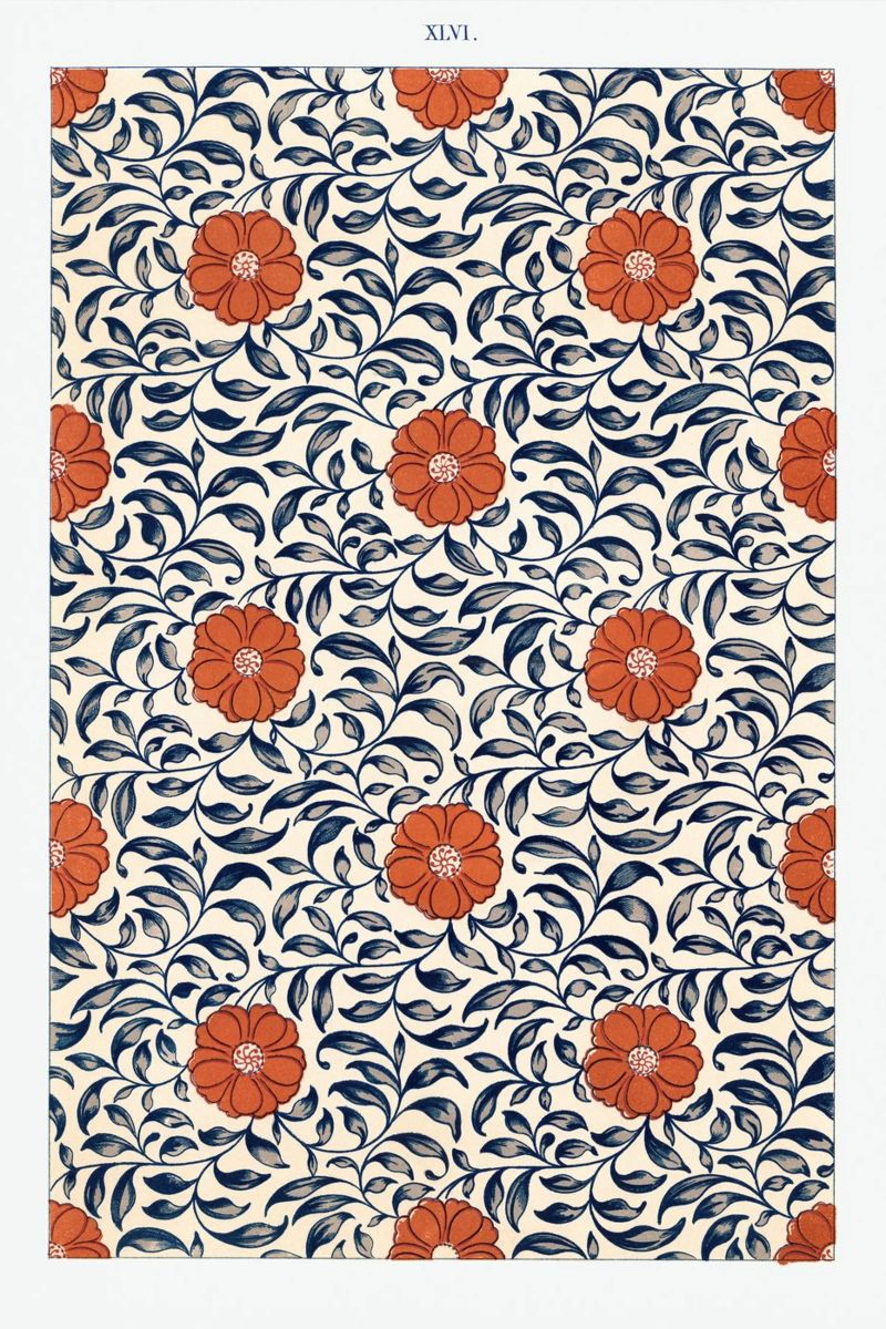 Flower pattern pellicola backlit da vintageshop