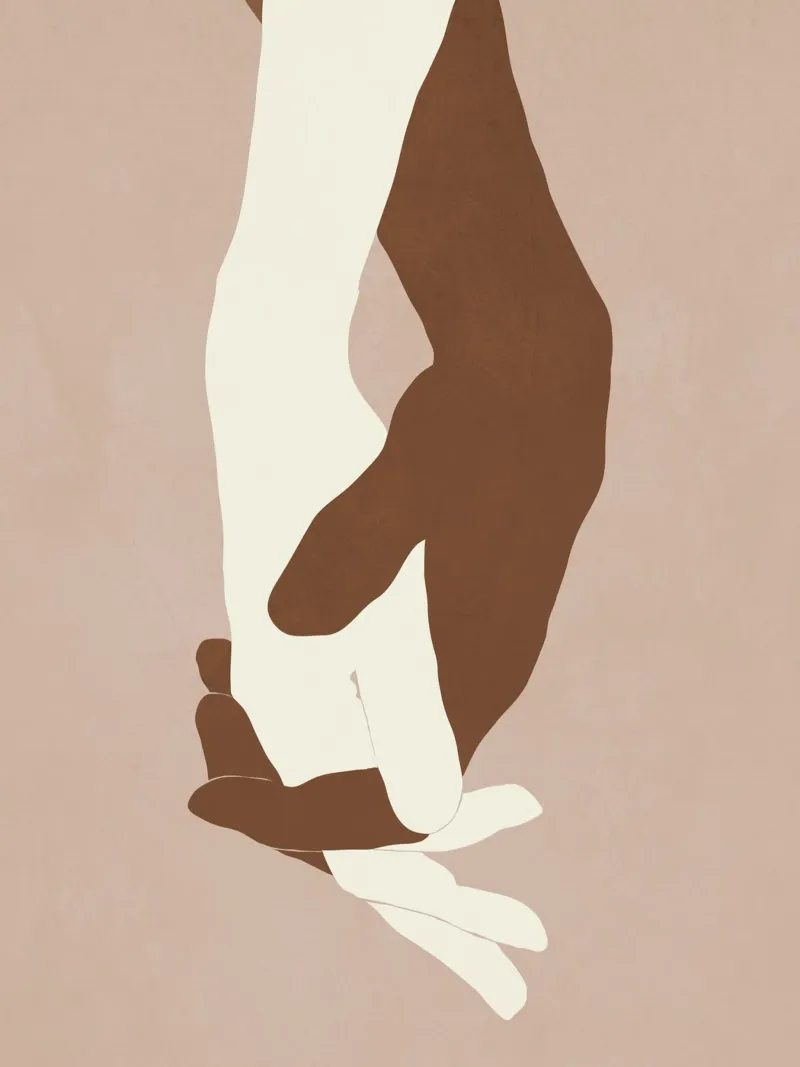 Holding Hands hahnemühle by ThingDesign
