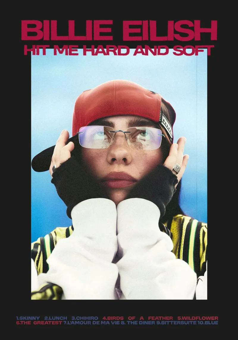 Hit Me Hard and Soft Billie Eilish pellicola backlit da Attaboy Dsgn