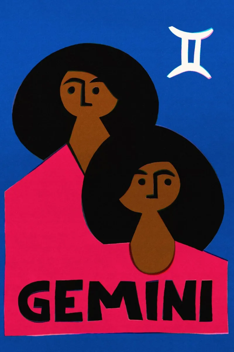 Gemini Zodiac pellicola backlit da Fox & Velvet