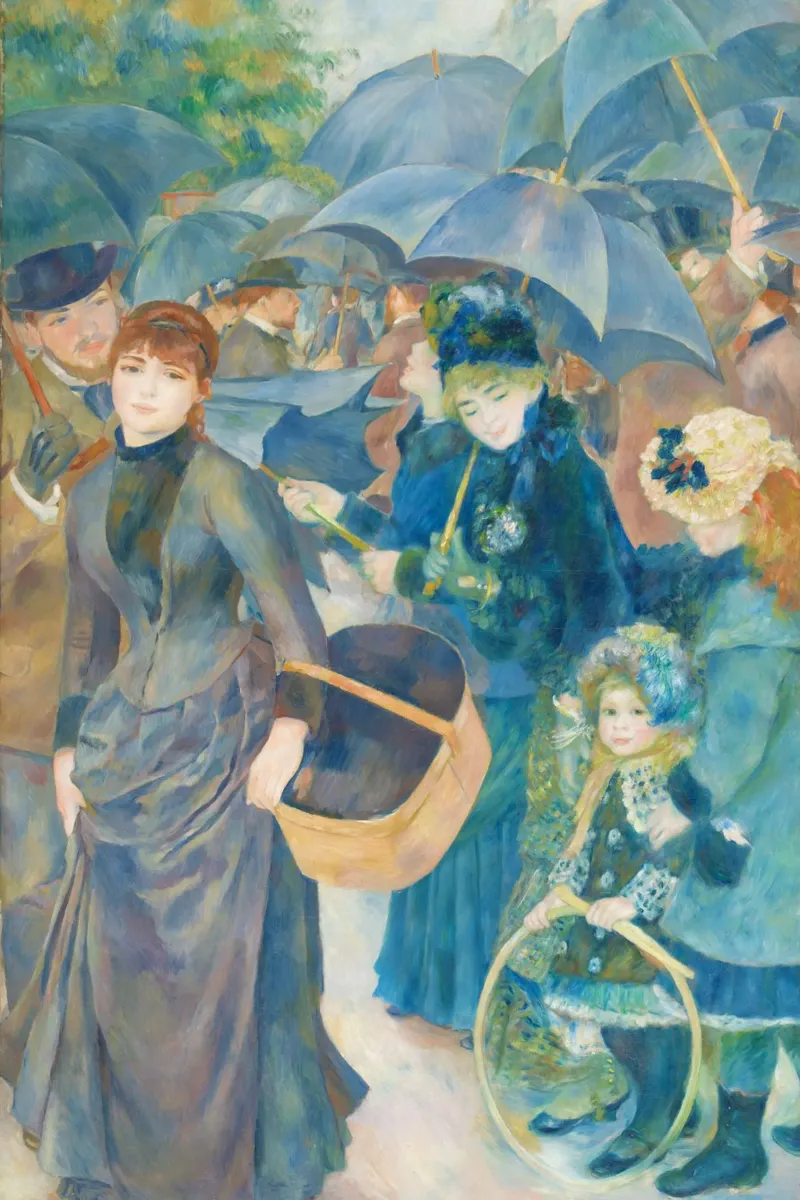 Die Regenschirme von Pierre-Auguste Renoir Poster von Venus Art