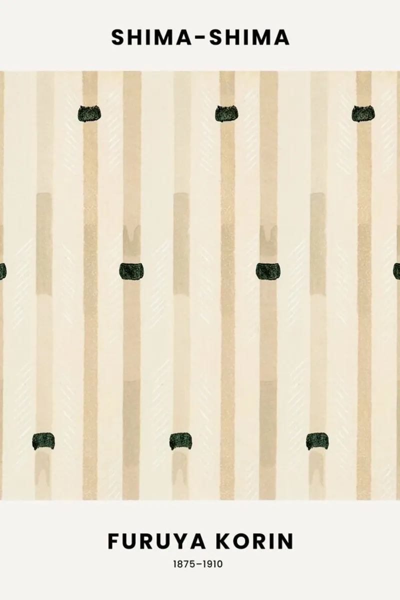 Furuya Korin - Chord Print plexiglass da Vintage by JUNIQE