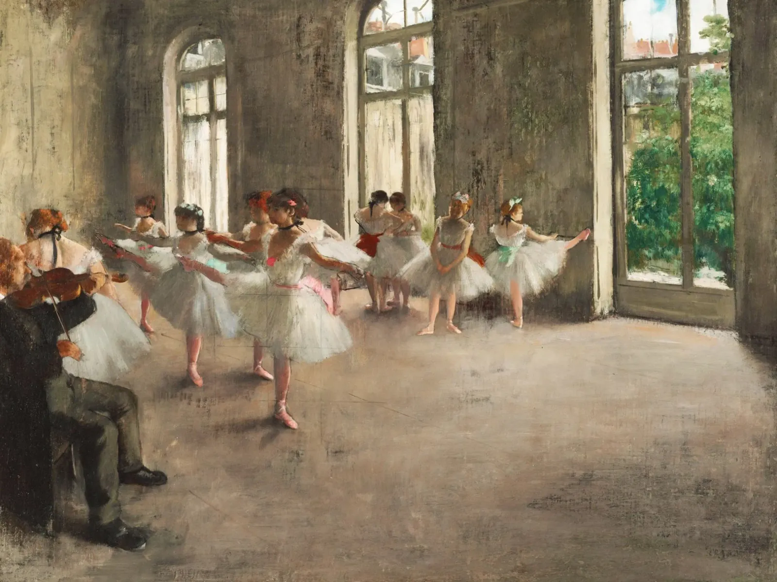 Le prove di Edgar Degas pellicola backlit da Venus Art